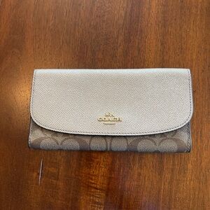 Coach Signature Metallic Wallet